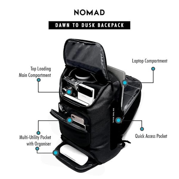 Okami Nomad Lite Laptop Backpack for Laptops upto 15.6" with Smart Organizer