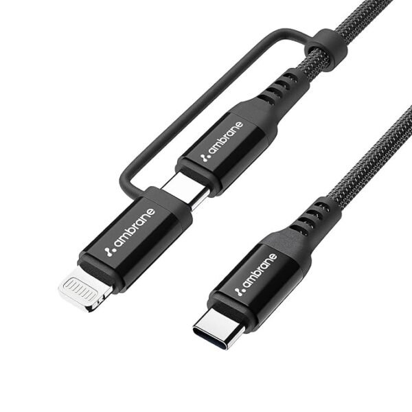 2-in-1 Type-C & Lightning Cable with 60W Fast Charging