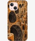 Printed Back Covers Apple Iphone 14 Plus abstract cityscape with interconnected tunnels