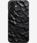 Apple Iphone 16 Plus back covers abstract black background blank concrete wall grunge stucco cracked texture