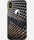 Printed Back Covers Apple-Iphone-X-Back-Covers-(Logo-Cut)-abstract-background-textured-wall-black-color