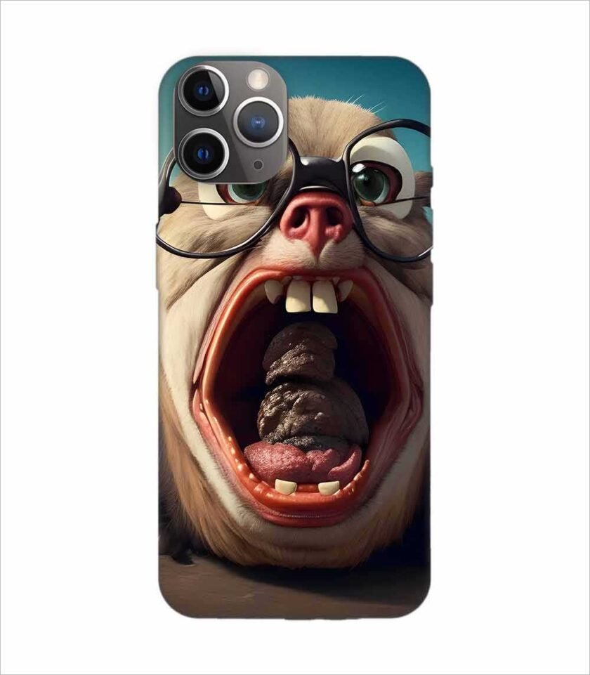 Apple Iphone 11 Pro Max Back Case Covers Animated Character 3D Image Official Animal Bengal Tiger Symbolism Represents Power Grace