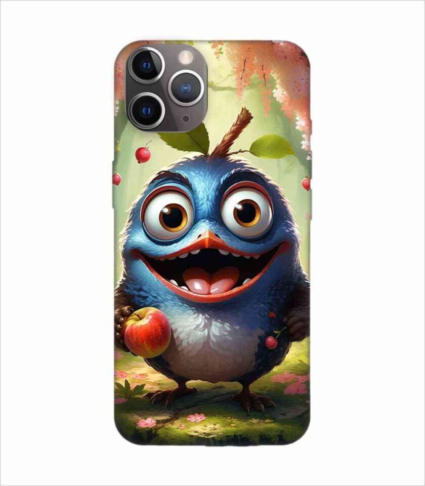 Apple Iphone 11 Pro Max Back Case Covers Apple With Big Smile It S Face
