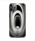 Apple Iphone 11 Pro Back Case Covers Abstract Black 3D Background
