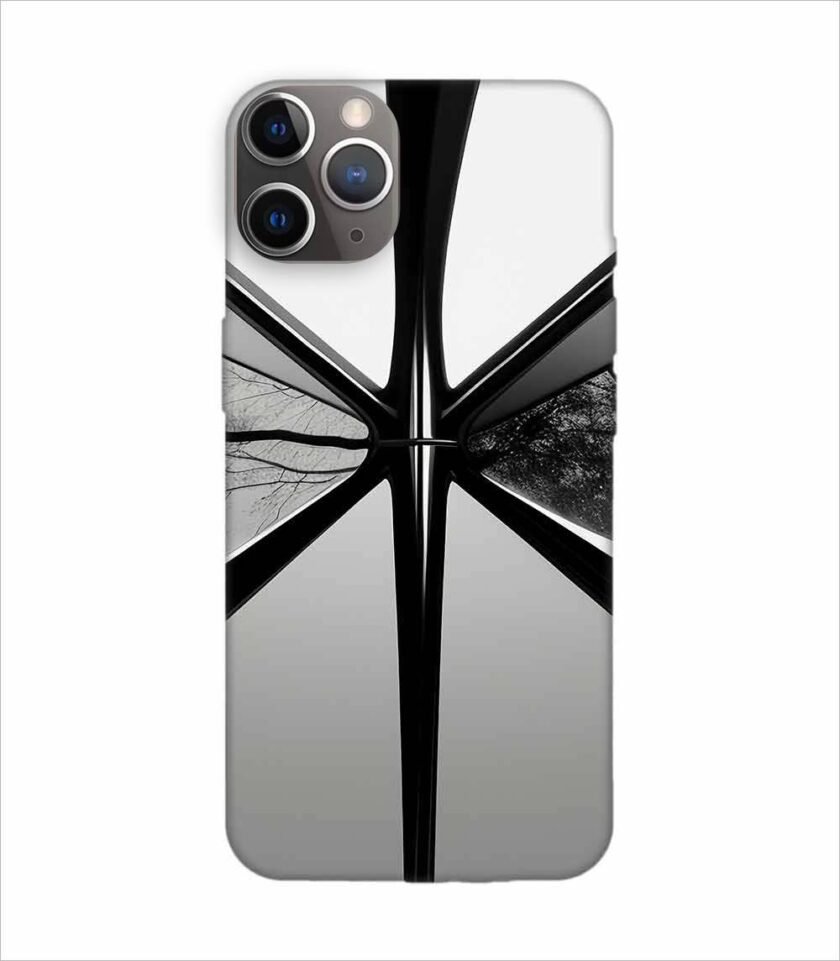 Apple Iphone 11 Pro Back Case Covers Abstract Shape Design Flowers Branches Vines Wallpaper Background Illustration Elements