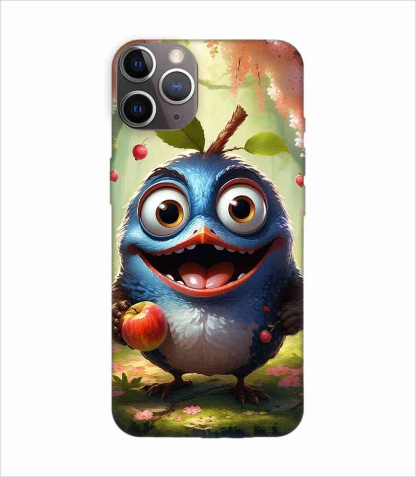 Apple Iphone 11 Pro Back Case Covers Apple With Big Smile It S Face