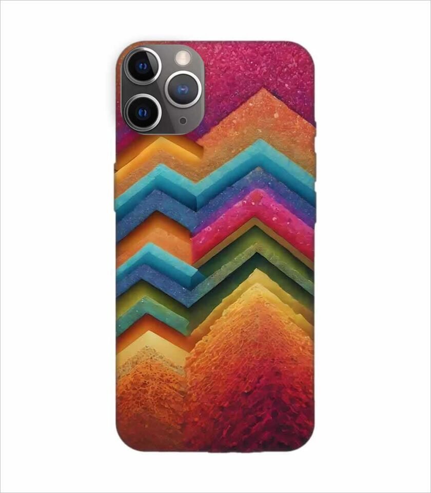 Apple Iphone 11 Pro Back Case Covers Artistic Background Wallpaper With Color Halftone Effect