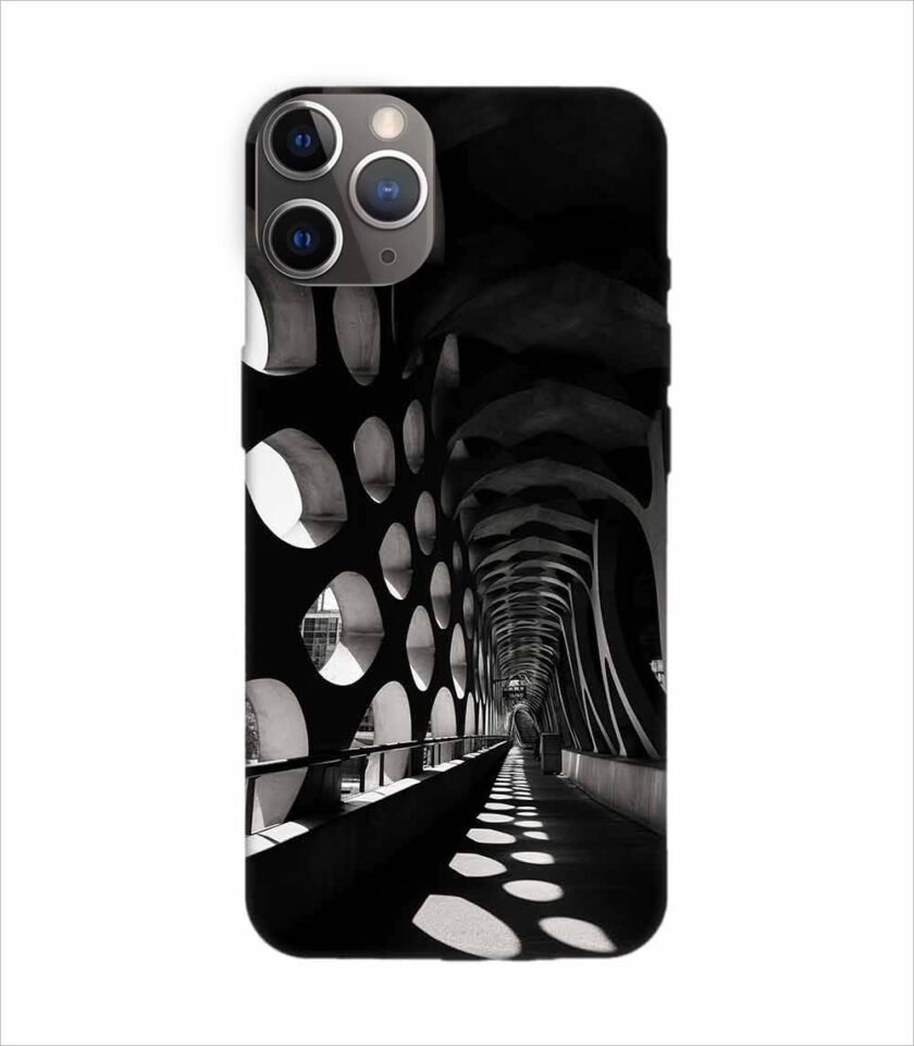Apple Iphone 11 Pro Back Case Covers Bridge That Has Tunnel That Has Lot Holes It