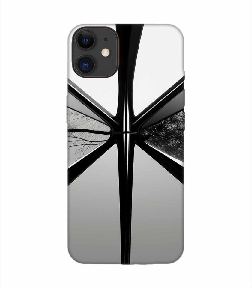Apple Iphone 11 Back Case Covers Abstract Shape Design Flowers Branches Vines Wallpaper Background Illustration Elements