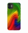 Apple Iphone 11 Back Case Covers Abstract Swirl Painting Wallpaper Design