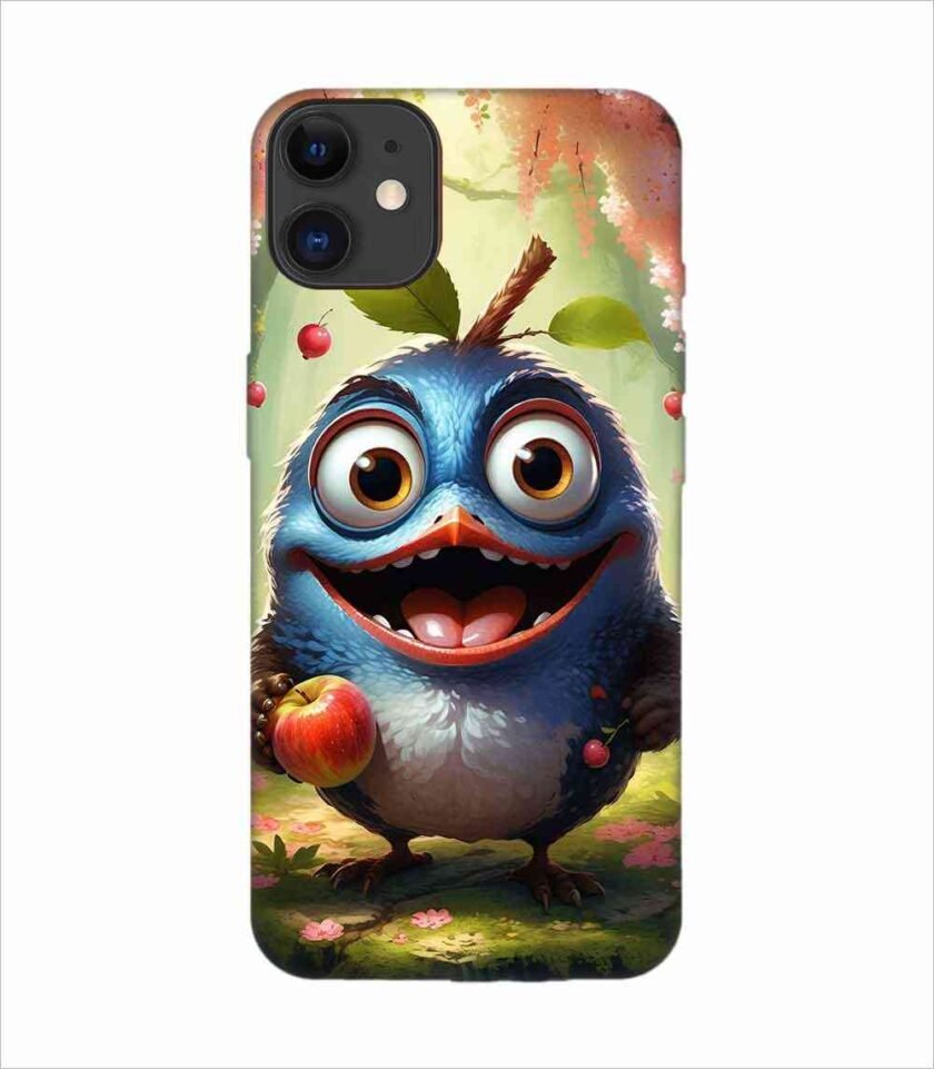 Apple Iphone 11 Back Case Covers Apple With Big Smile It S Face
