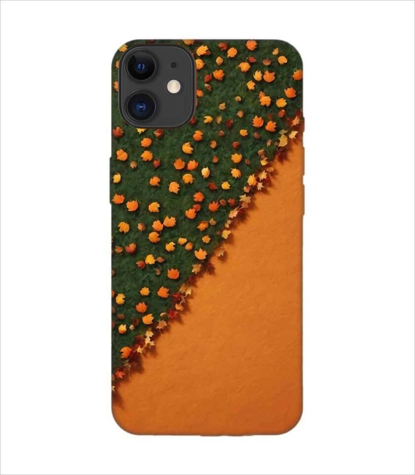 Apple Iphone 11 Back Case Covers Bright Thick Textured Orange Horizontal Background Fall Autumn Background Halloween Thanksgiving