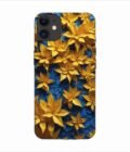 Apple Iphone 11 Back Case Covers Colorful Background With Blue Yellow Background