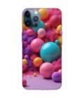 Apple Iphone 12 Mini Back Case Covers 3D Render Colorful Objects Isolated Background