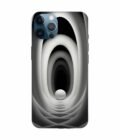 Apple Iphone 12 Mini Back Case Covers Abstract Black 3D Background
