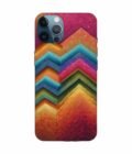 Apple Iphone 12 Mini Back Case Covers Artistic Background Wallpaper With Color Halftone Effect