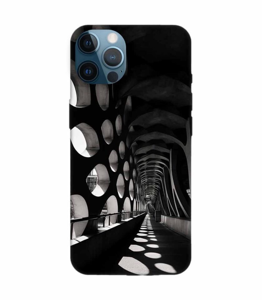 Apple Iphone 12 Mini Back Case Covers Bridge That Has Tunnel That Has Lot Holes It