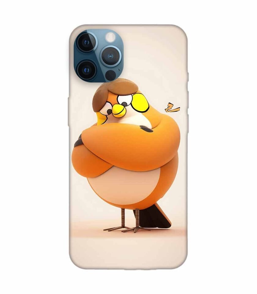Apple Iphone 12 Mini Back Case Covers Cartoon Character Man With Glasses Hat