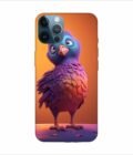 Apple Iphone 12 Pro Max Back Case Covers Colorful Bird Is Standing Table Generative Ai Image