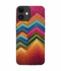 Apple Iphone 12 Back Case Covers Artistic Background Wallpaper With Color Halftone Effect