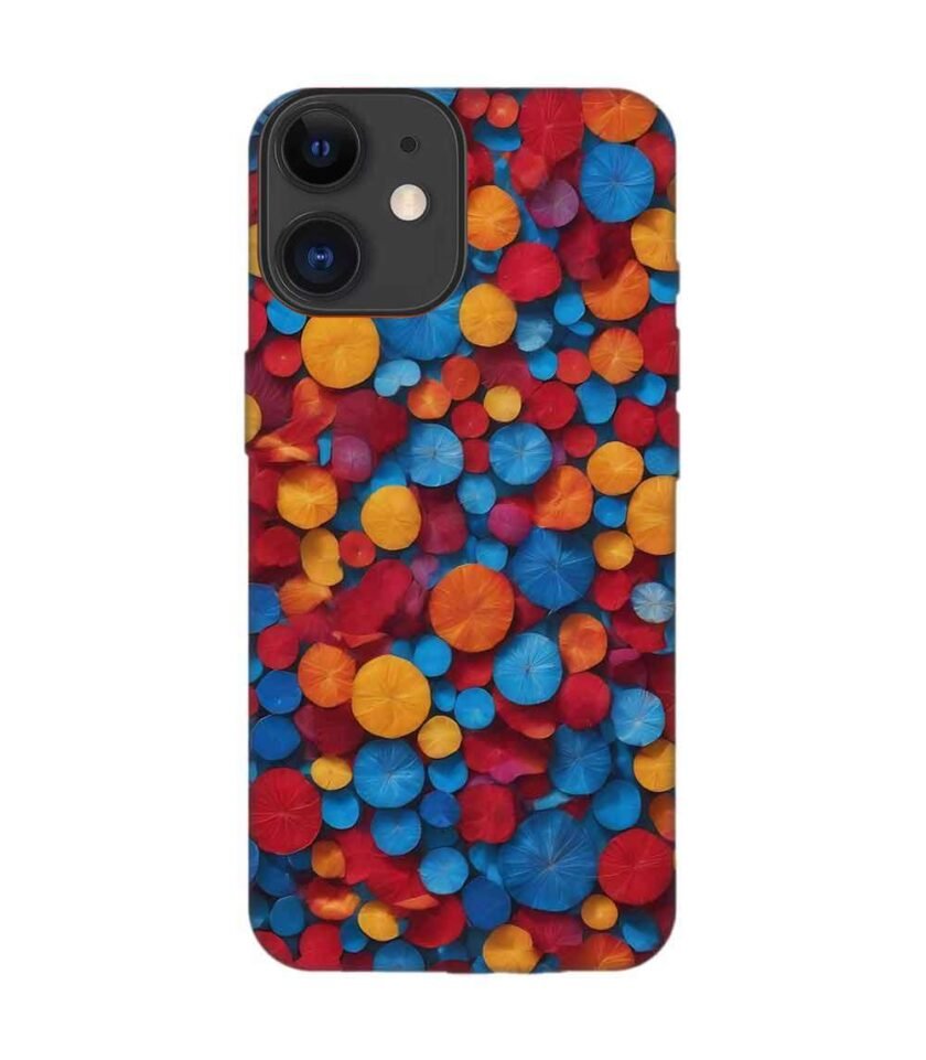 Apple Iphone 12 Back Case Covers Blue Background
