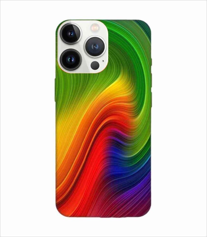 Apple Iphone 13 Pro Max Back Case Covers Abstract Swirl Painting Wallpaper Design