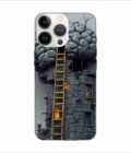 Apple Iphone 13 Pro Back Case Covers 2D Digital Illustration Brain With Ladder
