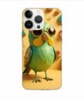 Apple Iphone 13 Pro Back Case Covers Colorful Bird With Big Eyes Pair Goggles