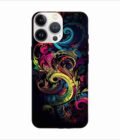 Apple Iphone 13 Pro Back Case Covers Colorful Poster With Swirly Pattern