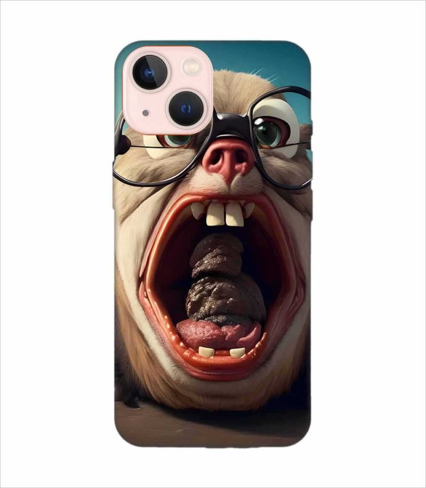 Apple Iphone 13 Back Case Covers Animated Character 3D Image Official Animal Bengal Tiger Symbolism Represents Power Grace