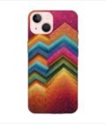 Apple Iphone 13 Back Case Covers Artistic Background Wallpaper With Color Halftone Effect