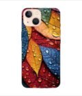 Apple Iphone 13 Back Case Covers Close Up Bunch Colorful Leaves With Water Droplets Generative Ai