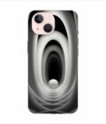 Apple Iphone 14 Plus Back Case Covers Abstract Black 3D Background