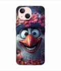 Apple Iphone 14 Plus Back Case Covers Bird With Flower Its Head Bird With Flower Its Mouth