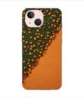 Apple Iphone 14 Plus Back Case Covers Bright Thick Textured Orange Horizontal Background Fall Autumn Background Halloween Thanksgiving