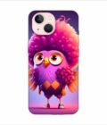 Apple Iphone 14 Plus Back Case Covers Cartoon Character With Pink Bird Its Head