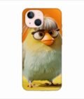 Apple Iphone 14 Plus Back Case Covers Close Up Bird With Wig Glasses