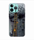 Apple Iphone 14 Pro Max Back Case Covers 2D Digital Illustration Brain With Ladder