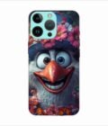 Apple Iphone 14 Pro Max Back Case Covers Bird With Flower Its Head Bird With Flower Its Mouth