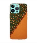 Apple Iphone 14 Pro Max Back Case Covers Bright Thick Textured Orange Horizontal Background Fall Autumn Background Halloween Thanksgiving