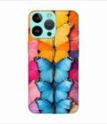 Apple Iphone 14 Pro Max Back Case Covers Closeup Colorful Butterfly Collection Display