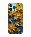 Apple Iphone 14 Pro Max Back Case Covers Colorful Background With Blue Yellow Background