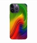 Apple Iphone 14 Pro Back Case Covers Abstract Swirl Painting Wallpaper Design