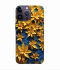 Apple Iphone 14 Pro Back Case Covers Colorful Background With Blue Yellow Background