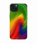 Apple Iphone 15 Pro Max Back Case Covers Abstract Swirl Painting Wallpaper Design