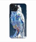 Apple Iphone 15 Pro Max Back Case Covers Captivating Animal Portraits Cyber Pet Style Vibrant Colors Stunning Digital Art