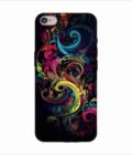 Apple Iphone 15 Pro Back Case Covers Colorful Poster With Swirly Pattern