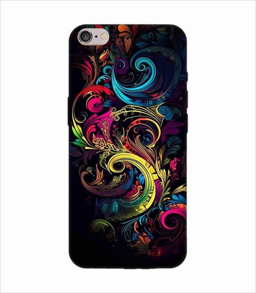 Apple Iphone 15 Back Case Covers Colorful Poster With Swirly Pattern