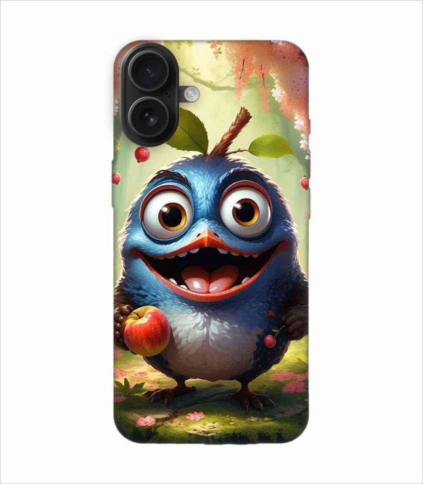 Apple Iphone 16 Plus Back Case Covers Apple With Big Smile It S Face