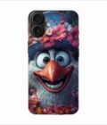 Apple Iphone 16 Plus Back Case Covers Bird With Flower Its Head Bird With Flower Its Mouth